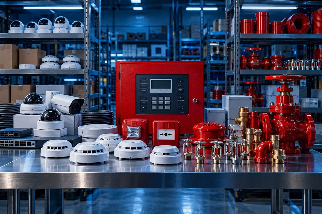 Equipos de detección, videovigilancia y extinción listos para instalar